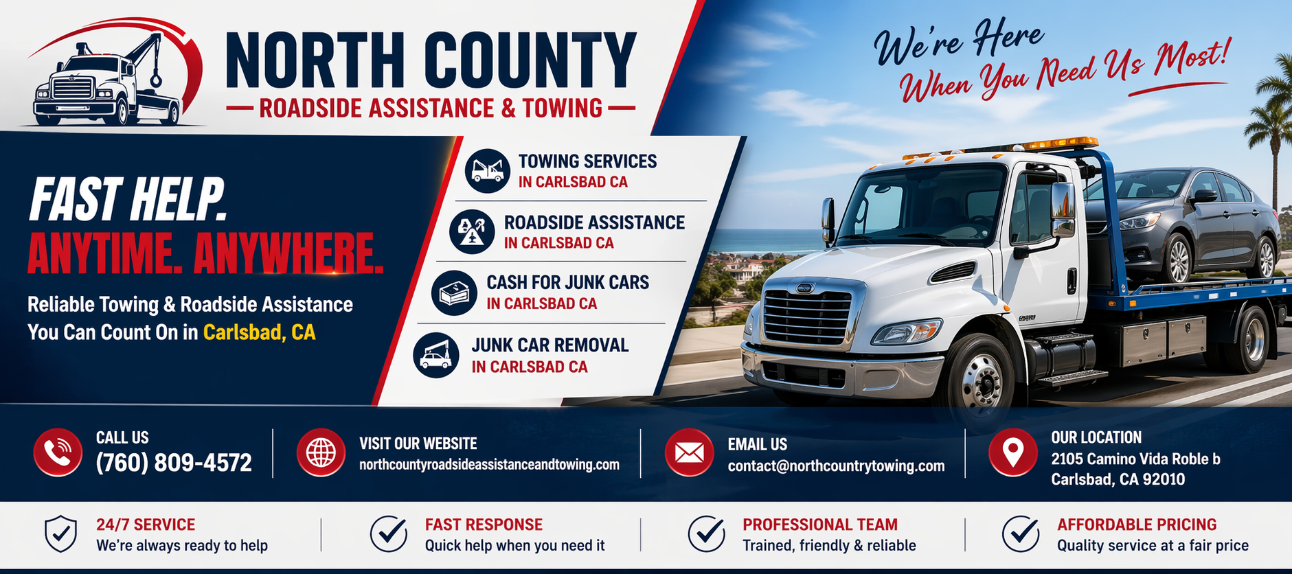 North County Roadside Assistance & Towing cover